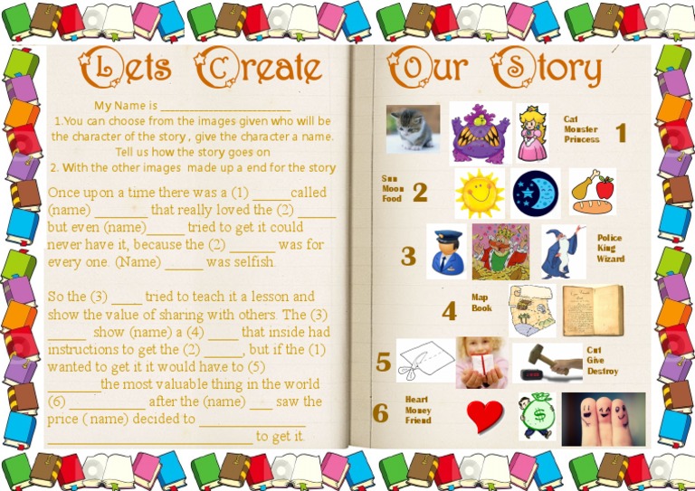 Children's Story Creation Guide | PDF | Teaching Methods & Materials