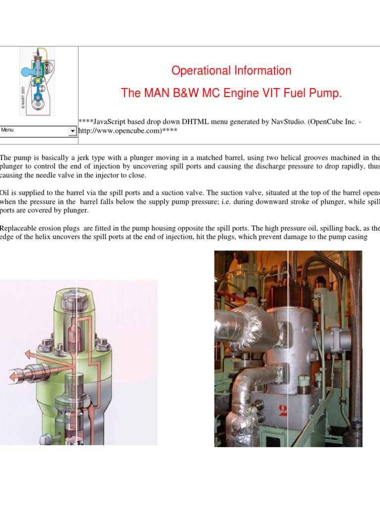 MAN B&W Fuel pump Pump Valve Free 30day Trial Scribd