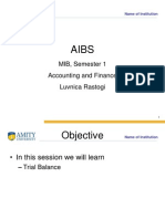 Trial Balance