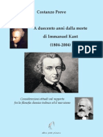 A Duecento Anni Dalla Morte Di Kant - 2004