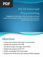 PIC18 Interrupt Programming