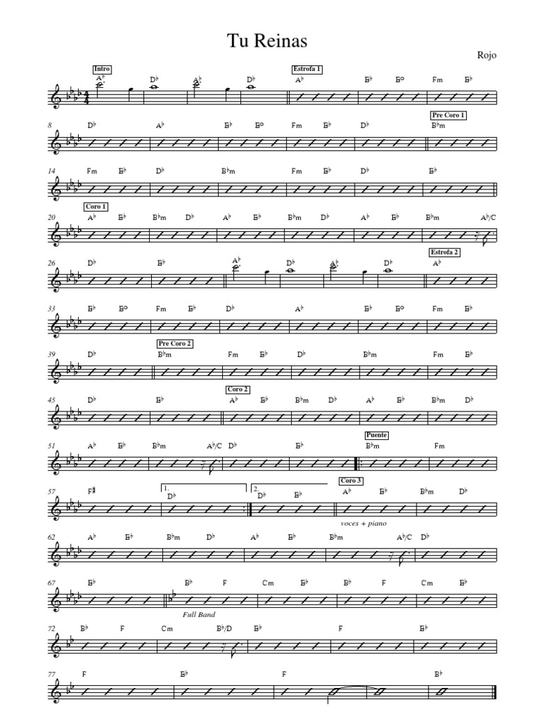 Rojo Tu Reinas Pdf