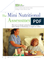Use the MNA to identify malnutrition in older adults