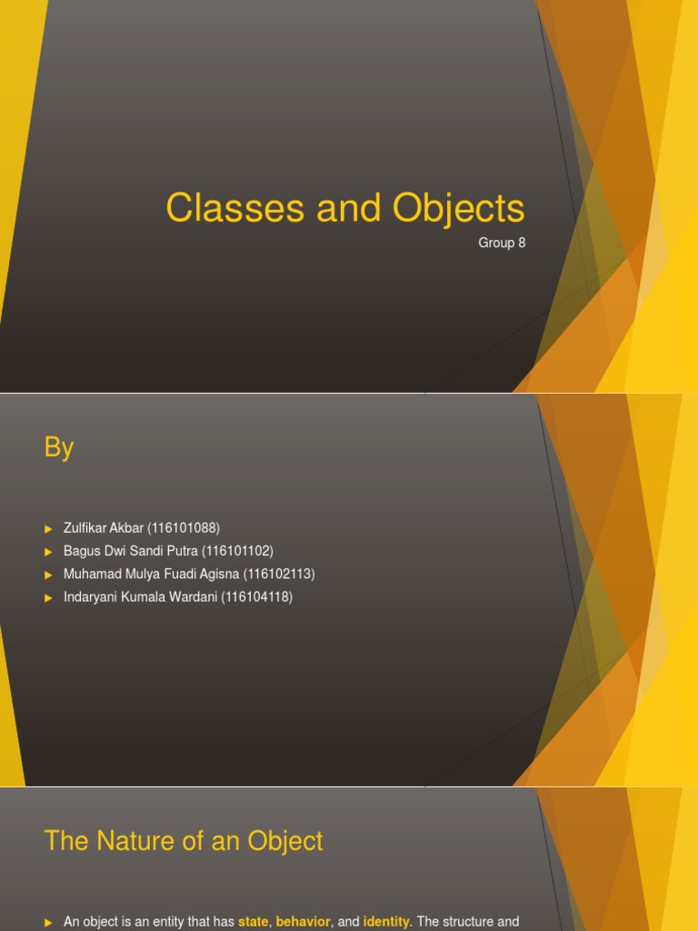 Classes and Objects | PDF | Science & Mathematics