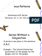 Sentence Patterns 4-8
