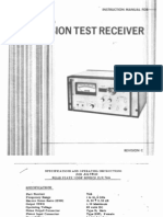 Ailtech Model 136 Precision Test Receiver ~ Instruction Manual, 07-1975.
