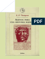 Thompson E P Agenda Para Una Historia Radical 1994