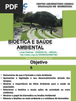 bioética e analise ambiental na biomedicina