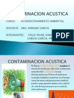 CONTAMINACION ACUSTICA