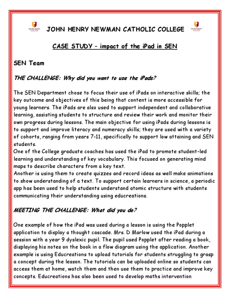 Pupil case study for ofsted picture