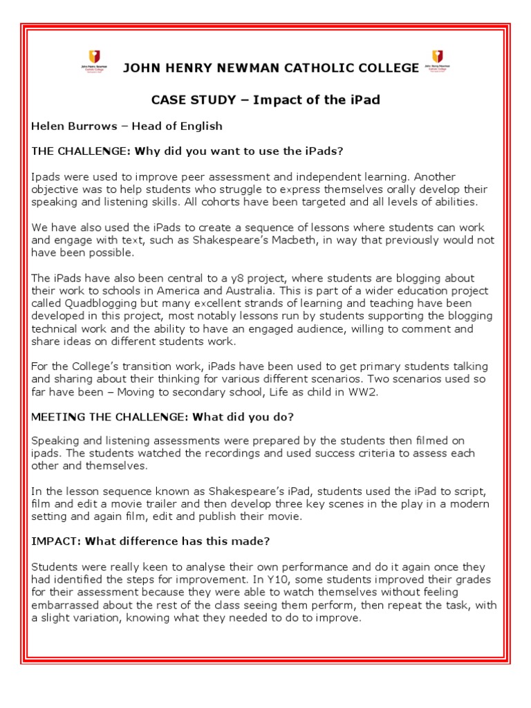 English case study examples image