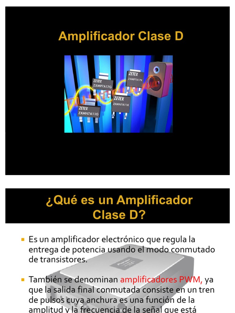 Amplificador Clase D