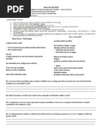 Prova 7 Serie 4 Unidade