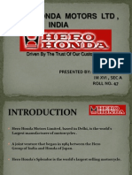 Hero Honda Motors Ltd India's Largest Motorcycle Maker