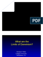 What Are The Limits of Darwinism, U of T, Dr. Michael Behe