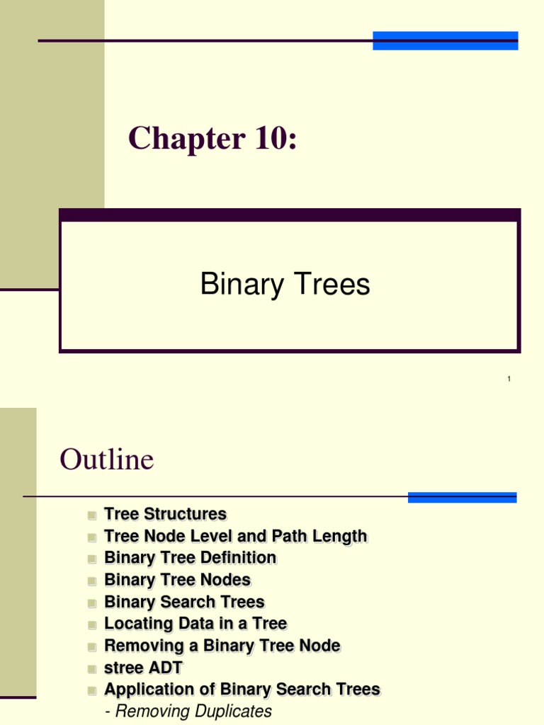 Binary Trees and Search Trees Guide | PDF | Theoretical Computer ...