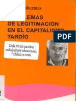 Habermas Jurgen-Problemas de Legitimacion en El Capitalismo Tardio