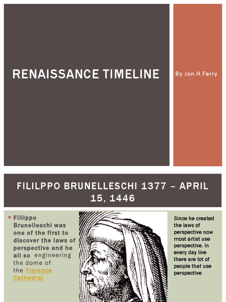 Key Figures of the Renaissance Era | PDF