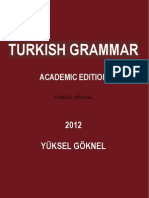 TURKISH GRAMMAR UPDATED ACADEMIC EDITION YÜKSEL GÖKNEL OCTOBER 2012-Signed PDF
