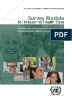 Survey Module for Measuring Health State