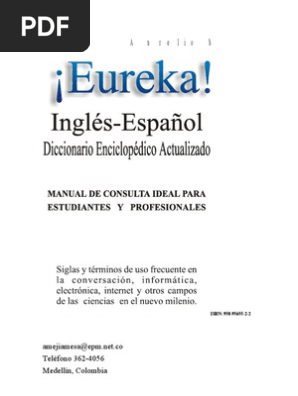 38238315 Mejia Aurelio Diccionario Eureka Ingles Espa PLATO BRIDGE NO NAME BLACKBLACK Tienda online MUJER