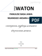 Download Wewaton Panulise Basa Jawa Nganggo Aksara Jawa  Padmasoekotjo  by Suhadi Jogja SN115316094 doc pdf