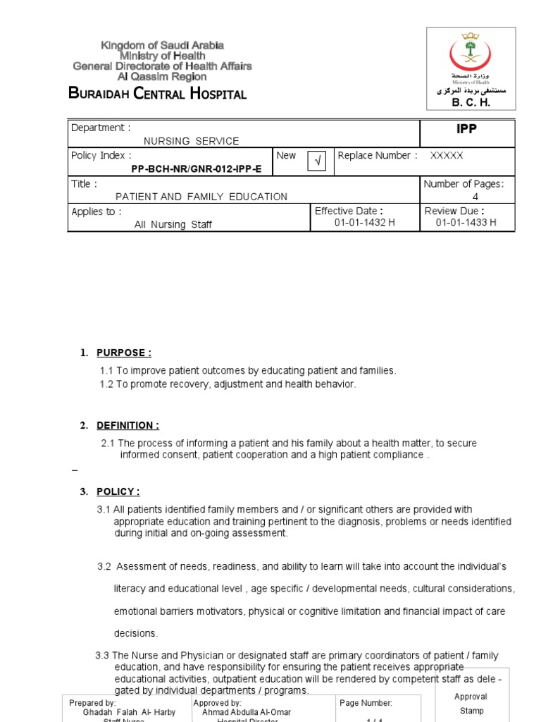 12-Patient and Family Education | PDF | Patient | Physical Therapy