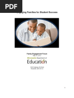 MDE Family Engagement World Cafe