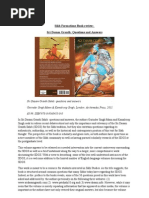 Sikh Formations Sri Dasam Granth Sahib Questions and Answers Book review