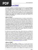 ¿Que Sabe un CCNA?