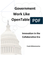 Can Government Work Like OpenTable?