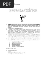modelo de resenha critica