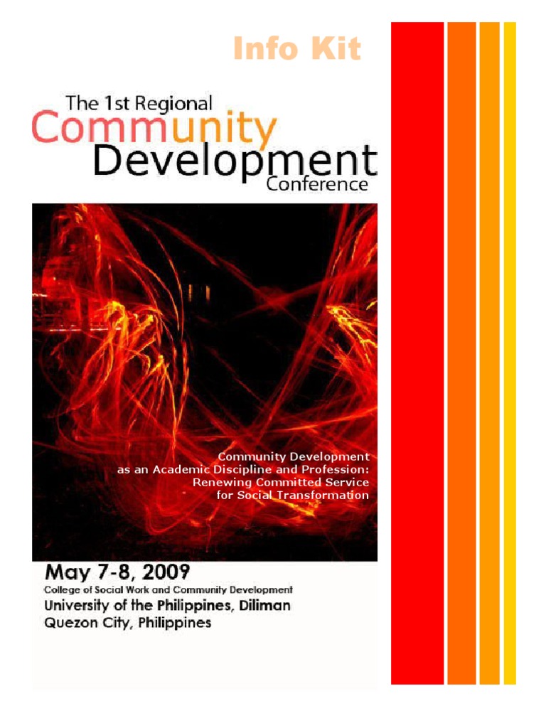 CDConference2009 Infokit | PDF | Community Development | Public Sphere
