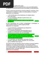 Reconocimiento Unidad 1 Cultura