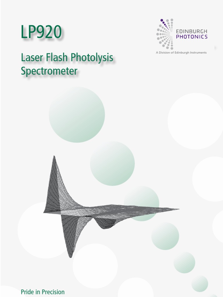 Laser Flash Photolysis Spectrometer Pride in Precision PDF Charge