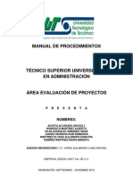 Manual de Procedimientos