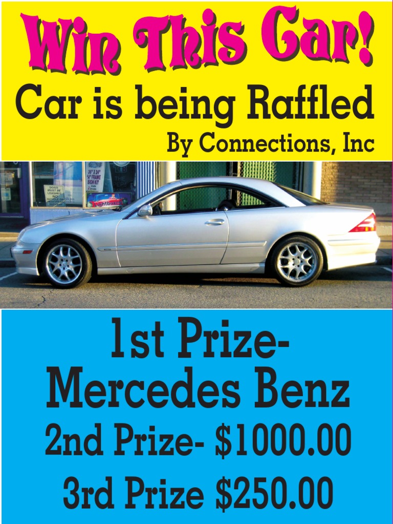 Car Is Being Raffled: by Connections, Inc | PDF