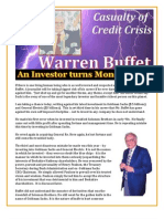 Warren Buffet - An Investor Turns Moneylender