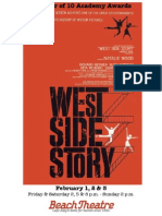 Beach Theatre West side Story poster