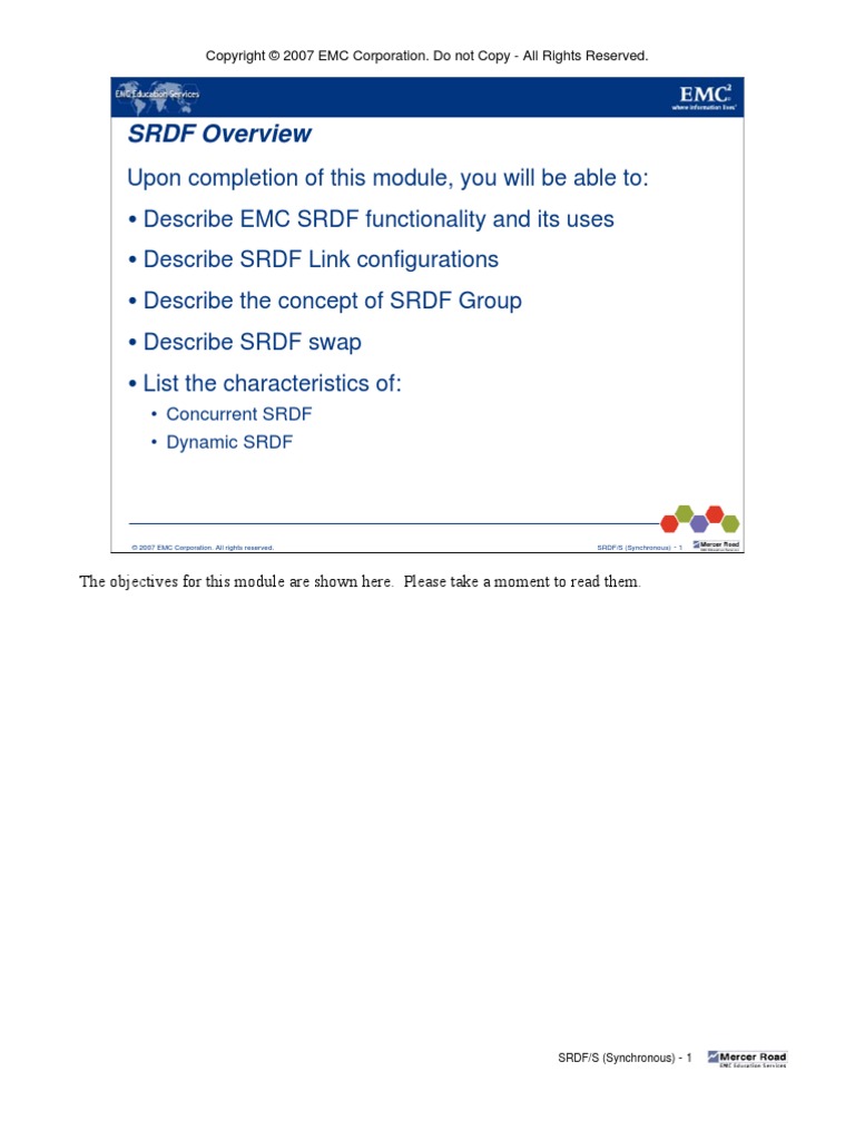 SRDF | PDF