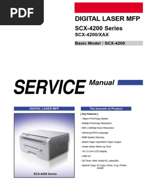 SCX 4200 (Service) | PDF | Electrostatic Discharge | Electrical.