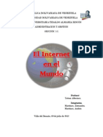 Trabajo de Tic El Internet en El Mundo