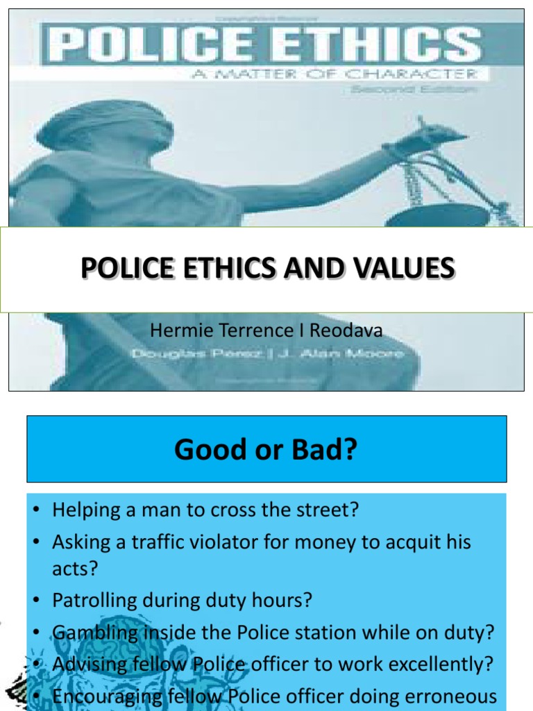 Police Ethics and Values Explained | PDF | Natural And Legal Rights ...