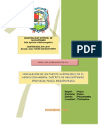 Perfil Puente Cochambra Ultimo