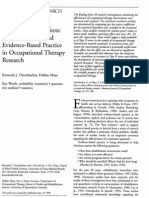 Quantitative: How To Detect Effects: Statistical Power and Evidence-Based Practice in Occupational Therapy Research