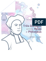 Três Diálogos Entre Hylas e Philonous, de George Berkeley