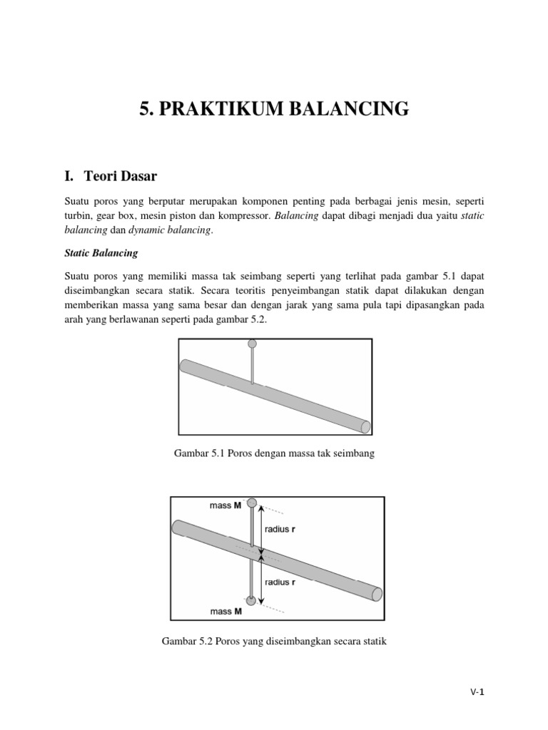 Balancing | PDF