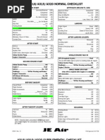 A320 Checklists