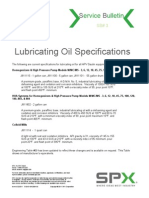 SB3 Lubricating Oil Spec
