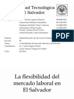 Flexibilidad en El Mercado Laboral en El Salvador (Editado)